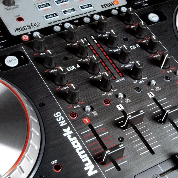 Numark NS6 Professional 4-Channel DJ Controller Mixer - Picture 7 of 7